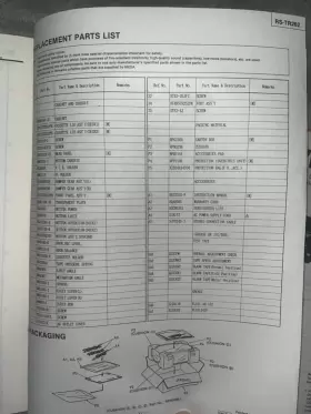RS-TR262 PANASONIC Technics Service Manual Cassette Deck #3