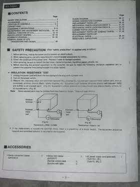 RS-TR265 PANASONIC Technics Service Manual Cassette Deck #2