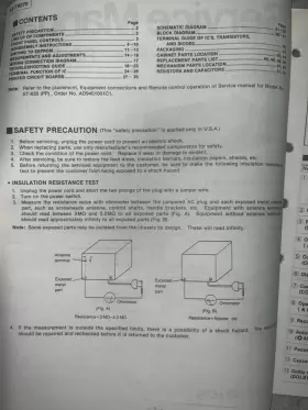 RS-TR270 PANASONIC Technics Service Manual Cassette Deck #2