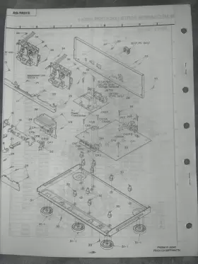 RS-TR313 PANASONIC Technics Service Manual Cassette Deck #3