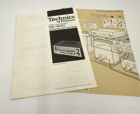 SA-400 PANASONIC Technics Receiver Owners Manual Operating