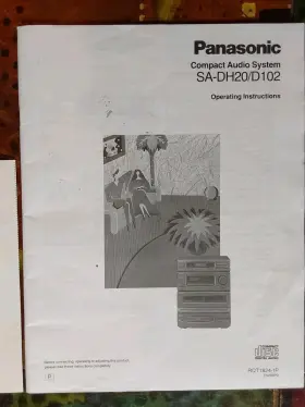 SA-D420 PANASONIC Operating Manual Audio Stereo