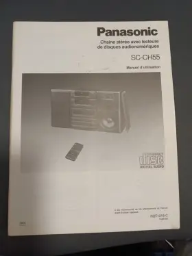 SC-CH55 PANASONIC Stereo Service Manual French