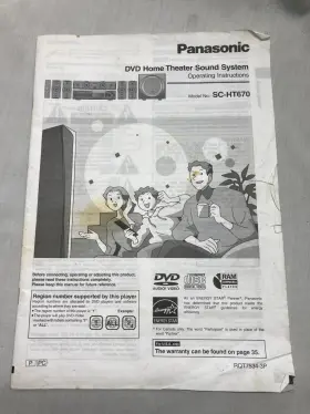 SC-HT670 PANASONIC Dvd Theater Sound