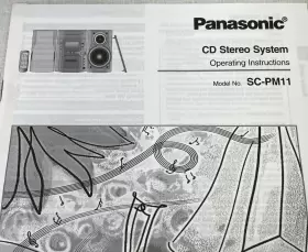 SC-PM11 PANASONIC High Dubbing Cassette Deck Instruction #2