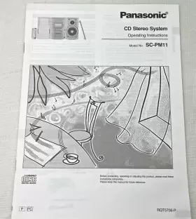 SC-PM11 PANASONIC High Dubbing Cassette Deck Instruction