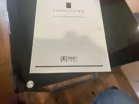 P-DD-1500 PARASOUND Digital Surround Processor Manual