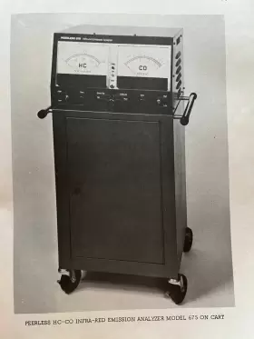 MODEL-675 PEERLESS Hc Infra Emission Analyzer Instruction #3