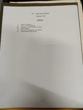700-700B PHASE LINEAR Service Manual Photocopy
