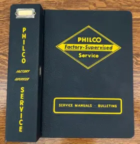 226365 PHILCO Service Manual Binder #2