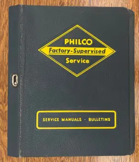 226365 PHILCO Service Manual Binder