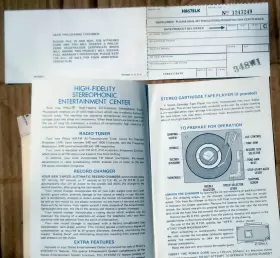 78-11683-1 PHILCO Ford Fi Stereo Console Manual Registration #2