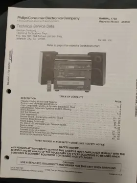 AS9506 PHILCO Stereo Service Manual
