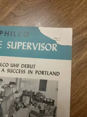 PR-2369 PHILCO Service Supervisor Uhf Electrical Auto Radio #3
