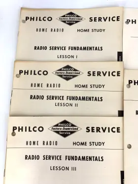 PR-2493-1 PHILCO Radio Service Study Training Manuals Sect #2