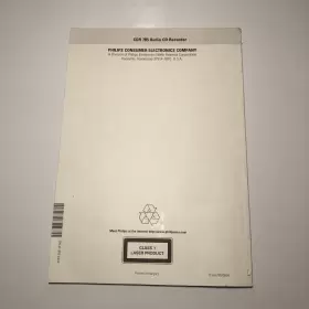 Philips Cdr 785 Audio Cd Recorder-owner S Manual Original #2