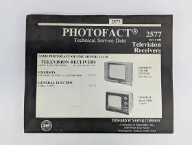 2577 PHOTOFACT Sams Emerson Ge Television