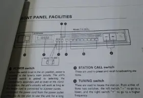 ARB-684-A PIONEER Am Fm Digital Synthesizer Tuner Instruction #2