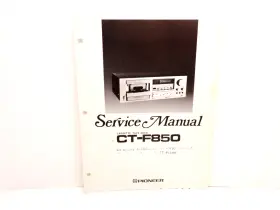 ART-411-0 PIONEER Stereo Cassette Tape Deck Service Manual