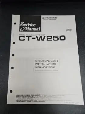 ARZ2254 PIONEER Deck Circuit Diagrams Service Manual