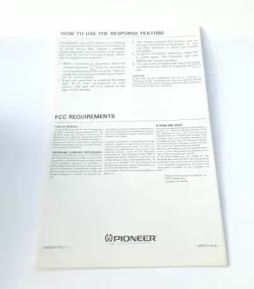 BA-6100 PIONEER Converter Catv User Manual #3