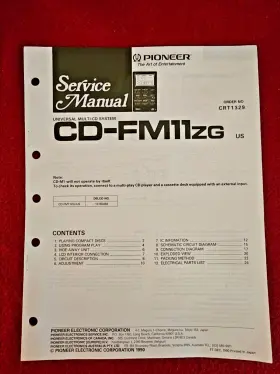 CD-FM11ZG PIONEER Service Manual Univ