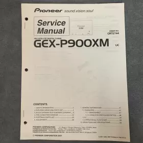 CRT2744 PIONEER Service Manual Schematics Diagrams