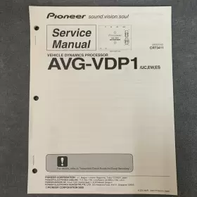 CRT3411 PIONEER Service Manual Schematics Diagrams