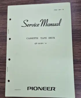 CT-3131-P PIONEER Cassette Deck Service Manual
