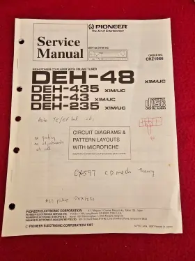 DEH-48-435-43-235 PIONEER Service Manual
