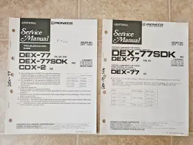 DEX-77-SDK PIONEER Service Manuals