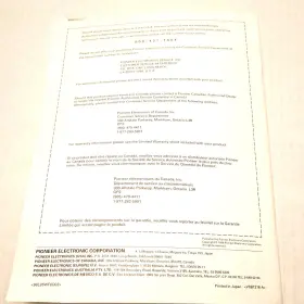 DV-414 PIONEER Dvd Player Operating Manual Printed #2