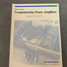 GGF-601 PIONEER Tuning Fork Supplement Troubleshooting Power