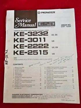KE-3232 PIONEER Service Manual