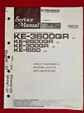 KE-3600QR PIONEER Service Manual