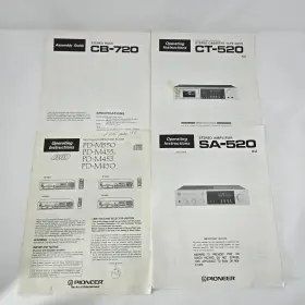 PD-M550 PIONEER Stereo Manuals
