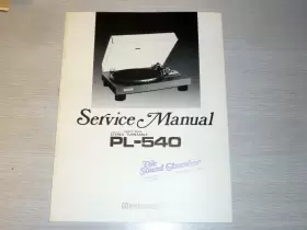 PL-540 PIONEER Page Service Manual Schematics Copy Ex