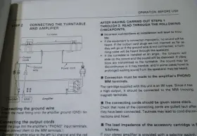 PRB-282-A PIONEER Belt Drive Auto Turn Table Instruction #2