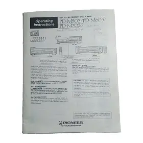 PRB1209A PIONEER Play Cd Player Manual