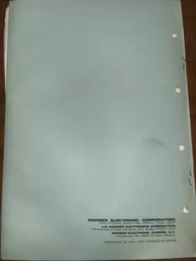 QX-9900 PIONEER Receiver Service Manual #2