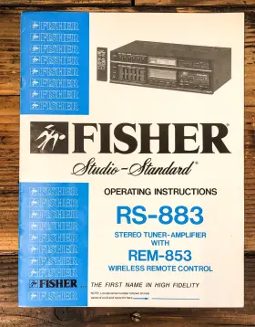 RS-883 PIONEER Receiver Owners User Manual