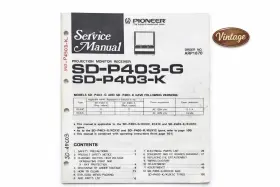 SD-P403-K PIONEER Service Manual Schematics
