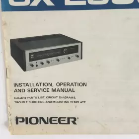 SX-2500 PIONEER Am Fm Stereo Receiver Service Manual #2