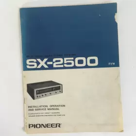 SX-2500 PIONEER Am Fm Stereo Receiver Service Manual