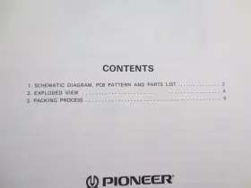 VRT-022-0 PIONEER Service Manual Repair Book Auto Repeat #2