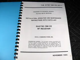 6790-GM-20-AD11 RACAL Addendum Technical Manual #2