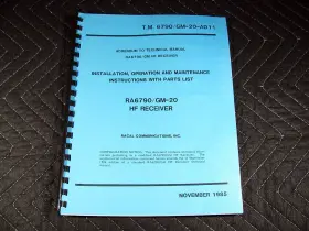 6790-GM-20-AD11 RACAL Addendum Technical Manual