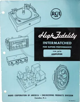 SP-20 HIGH Fidelity Intermatched Amplifier