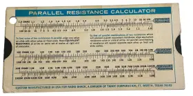 271-1211 RADIOSHACK Parallel Resistance Calculator Slide #2