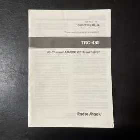 21-1577 RADIOSHACK Radio Am Ssb Cb Transceiver